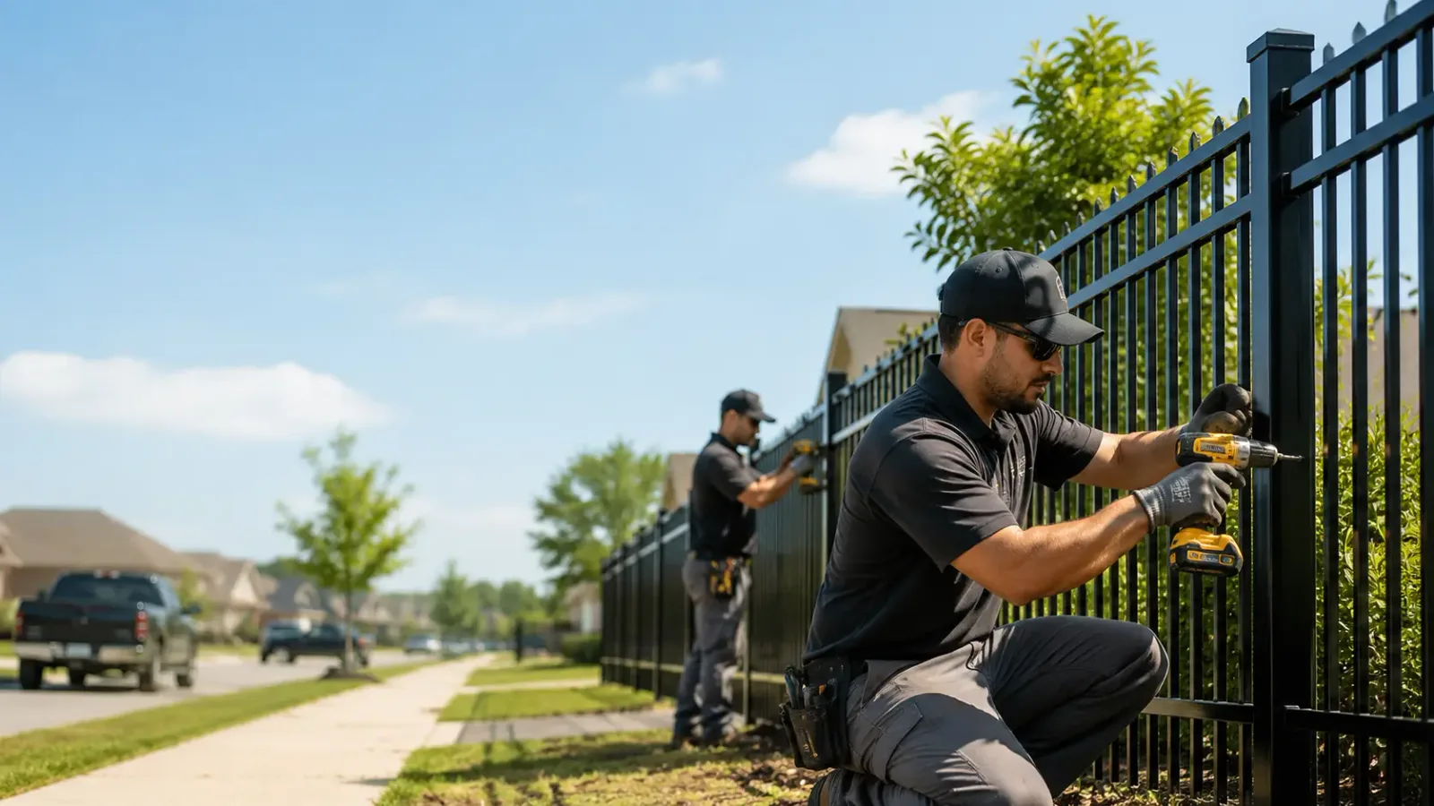 Metal Fence Installation in Detroit, ME